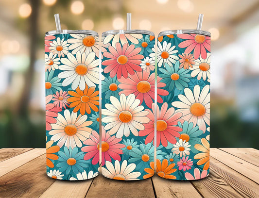 Flowers 20oz Tumbler