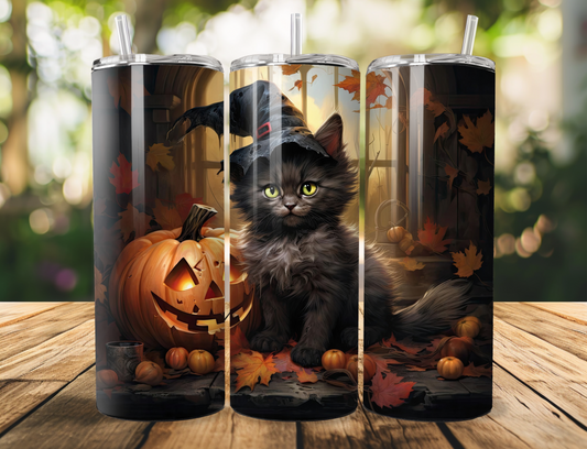 Spooky Cat 20oz Tumbler