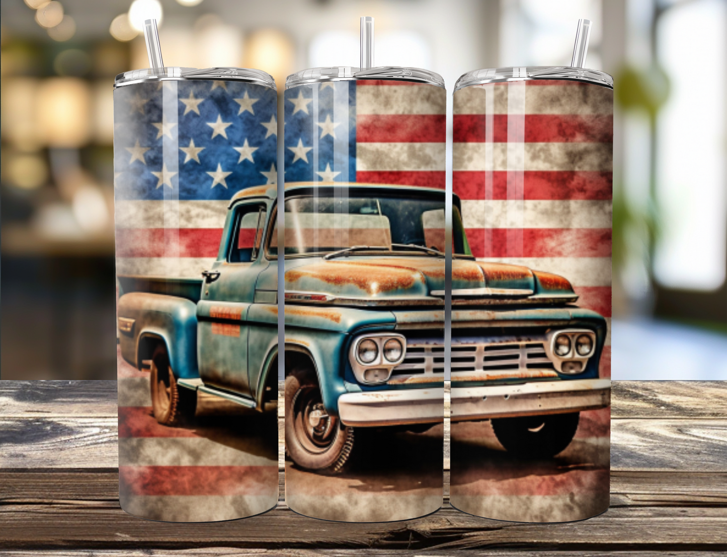 Vintage Truck 20oz Tumbler